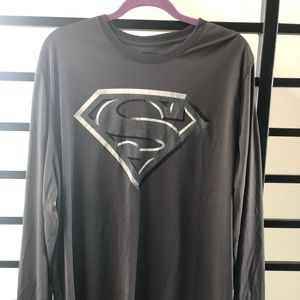 Superman Long sleeve Grey Shirt